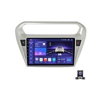 EsaSam Android 13 Autoradio Bluetooth Radio per Peugeot 301/Citroen C-Elysee con AHD Telecamera Posteriore, 2 DIN Car Stereo con 9 Pollici Touchscreen Supporto 4G/DSP/Carplay/Auto,8 Core m400s 4g+64g