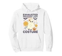 Esausto Signora Incinta È Il Mio Costume Fantasma Floreale Felpa con Cappuccio