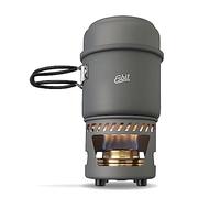 Esbit CS985HA - Fornello Alcohol e set da cucina Trekking, 480/975 ml, Nero