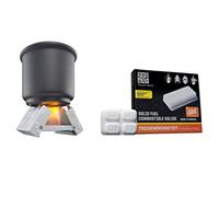 Esbit - Taschenkocher - Fornelli a combustibile solido 20 x 4 g grigio/nero