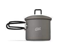 Esbit Pentola da campeggio 625 ml - Pentola da campeggio in alluminio anodizzato duro - in operchio con pratica sospensione