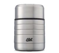 Esbit Recipiente per Vivande Majoris | Acciaio Inox | Senza BPA | Nero e Argento | 1L e più | Alimenti Caldi e Freddi