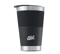 Esbit SCULPTOR Insulated tumbler with silicone sleeve, 550ML, Schwarz