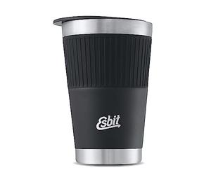 Esbit SCULPTOR Insulated tumbler with silicone sleeve, 550ML, Schwarz