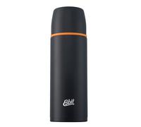 Esbit Thermos Classic da 1 l, per caldo e freddo, thermos con 2 bicchieri, borraccia in acciaio inox, a prova di perdite, colore nero