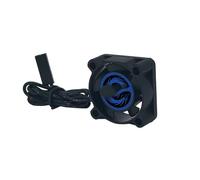 Esc Cingolata Rc Per TRX Per Axial 1/10 320A Impermeabile 5V/2A BEC ESC 2-3S Regolatore Di Velocità RC Crawler Auto 390 550 Motore Brushed(25MM Cooling Fan)