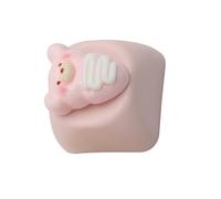 ESC Key Cap Resina Meccanica Tastiera Cap e Bella Cartoon Bear Pizza Modello Soft Touch Giallo Decorativo