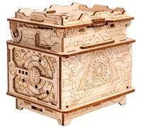 ESC WELT Orbital Box - Puzzle Rompicapo di Legno - Confezione Regalo per Denaro, Buoni Regalo, Proposte di Matrimonio, per Pasqua - Scatola Regalo con Scomparto Nascosto - Pacco Regalo a Sorpresa
