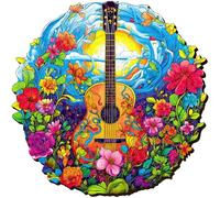 ESC WELT Puzzle in Legno Chitarra 200 Pezzi - Intrattenimento Mentale Coinvolgente per Adolescenti e Adulti - Giocattolo Educativo Divertente e Ecologico - Giochi di Sfida - Puzzle in Legno