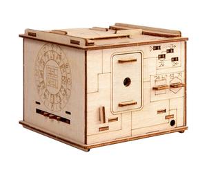 ESC WELT Space Box - Puzzle 3d in Legno - Rompicapo in Legno Difficile - Escape Room Gioco da Tavolo - Scatola Segreta Rompicapo con Scompartimento Nascosto - Giochi di Logica per Adulti