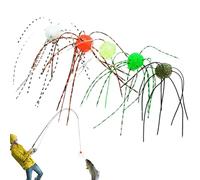 Esca a a Forma di Dadi | 5 Pezzi Esca da Pesca Dice in Silicone Morbido | Esche da Nuoto leggere e realistiche per Trota Perche Dorate Lago Multiuso Acqua Dolce Acqua Salata Esterna