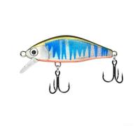 Esca a forma di pesciolino affondante, in metallo, 5 cm, 4 g, per pesca con persico e spigola, azione realistica e sensazione di recupero costante (6#)