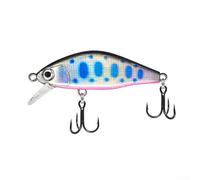 Esca a forma di pesciolino affondante, in metallo, 5 cm, 4 g, per pesca con persico e spigola, azione realistica e sensazione di recupero costante (3#)