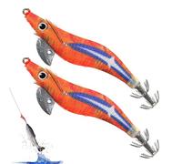 Esca A Gambero | 2 Pezzi Esche Artificiali Morbide Fosforescenti,Richiamo Luminescente Da Pesca | Utilizzabile In Acqua, Lago, Fiume, Mare, Riva, Barca, Nave, Outdoor, Esterno, Subacqueo E Campeggio