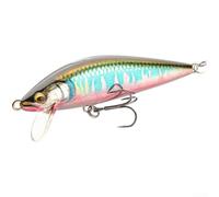 Esca affondante da 65 mm in stile Minnow con dettagli realistici e azione sonaglio interno per stimolare il comportamento alimentare della spigola e trota (C)