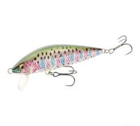 Esca affondante da 65 mm stile Minnow con dettagli realistici e azione sonaglio interno per stimolare il comportamento di alimentazione di spigole e trote (B)