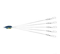 Esca Artificiale 18cm Multi-amo Pesca Esterna(Blue And Yellow) | Design Rig Alabama, attira pesci, ganci multipli, plastica , ideale per pesca esterna
