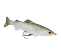 Esca artificiale a forma di pesce 20 cm Esca simulata realistica con gancio in acciaio ad alto tenore di carbonio per pesca in acqua dolce in acqua salata Materiale in resina