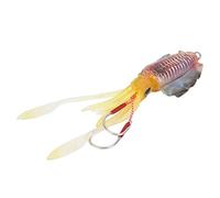 Esca Artificiale Morbida da Pesca, Polpo UV con Occhi Luminosi 3D, Esca Realistica, Attrezzatura da Pesca (3#)