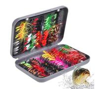 Esca artificiale per a mosca, da realistici | Esca artificiale per al pesce persico, per pescatori sui laghi, torrenti, stagni, uomini e papà