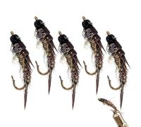 Esca Artificiale per Bass Cinque Pezzi Ami Con Design A Mosca Fatti A Mano
