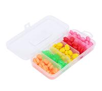 Esca artificiale per la pesca con esca di mais in materiale TPE morbido e resistente, 5 colori vivaci, esca di chicchi di mais di dimensioni realistiche per la pesca in acqua (125 pillole)