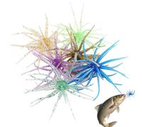 Esca Artificiale Riccio di Mare 6 pezzi di esche artificiali morbide | esca riccio per la pesca alla spigola Per Campeggio, Pesca a Lancio, Fiumi, Laghi, Ruscelli Poco Pro