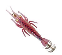 Esca Calamari,Attrezzatura per la Morbida e Realistica con Più Ami - Esca Artificiale A Forma Di Gambero,Regalo per Appassionati di a Lancio da Molo e Riva, Principianti, Professionisti, Padre e Marit