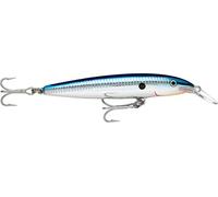 Esca con Ami Due N. 1/0, 2.7-3.3m di Profondità di Nuoto, 14cm Dimensioni, Blu Argento