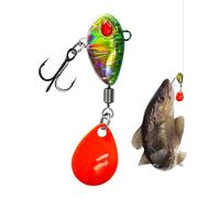 Esca Crank per la del Black Bass | Jigs per in Acqua Salata con Amo | Attrezzatura a Mosca per Kayak, Ghiaccio, Campeggio, Fiume, Lago, Spiaggia, Mare, Barca, Riva,