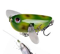 Esca Cricchetto, Esca Crank Esca Artificiale Cigale Attraente, Attrezzatura Multiuso Simulata per Stagno Lago Fiume Ruscello Mare