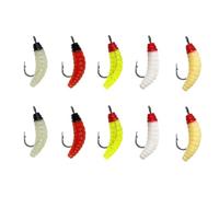 Esca da artificiale, 10 - 2 cm, per alla trota, pesce persico, laghetto, fiume, scatola per tackle, colori casuali, 0,4 g