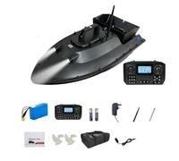 Esca da barca radiocomandata da 12 V con GPS 99 Waypoint, raggio di controllo 600 m, capacità esca 2,5 kg, NetDropping one-touch, pesca a strascico da 50 m, luci di visione notturna, ideale per pesca