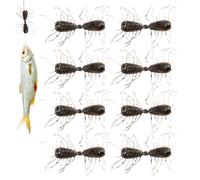 Esca da Bass - Esche Morbide per Persico in Acqua | Esche Siliconiche 8 Pezzi per Luccio Persico Trota Pesce Gatto Perca da Riva Sponda Lago Fiume