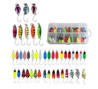 Esca da filatore a gancio singolo, con laccatura da con glitter - BACCHETTI SIGNIFICATIONS SPINNER CHOCK - Accessorio da colorato con rivestimento lucido per catturare bassi, pesce gatto,