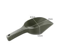 Esca da lancio, cucchiaio, esca, paletta, plastica spessa, pala for l'alimentazione di particelle bonito per servire cibo per cucina, bar, feste di(S)