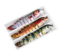 Esca da nuoto 3D per acqua - Knorriger Loach Lures Kit - Attrezzatura multiuso per il libero per basso, passera e merluzzo