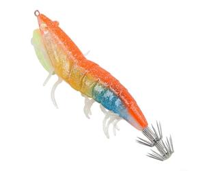 Esca da pesca a calamari e polpi, con corpo in plastica rigida con gambe morbide e colori brillanti per un efficace Eging e Jigging (rosa)