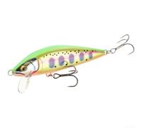 Esca da pesca a forma di minnow affondante, 65 mm, con profilo aerodinamico e meccanismo interno per un'azione costante quando si mira a trota spigola (G)