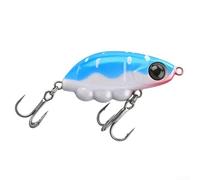 Esca da pesca a forma di pesciolino che affonda lentamente, 4 cm, 4,2 g, con texture riflettente e perline antirumore integrate per specie d'acqua dolce come spigola, trota, luccio, pesce persico