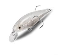 Esca da pesca a forma di pesciolino per spigola, luccio, con profilo sospeso, perline e occhi olografici 3D per supportare strategie di pesca adattive (D)