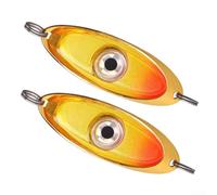 Esca da pesca a LED 9g Esca leggera attivata dall'acqua | Luce automatica a contatto con l'acqua, spegnimento quando asciutto, simulazione occhi 3D, attira i pesci di notte