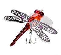 Esca da pesca a mosca con libellula, misura 10 cm e pesa 30 g, adatta per tutte le acque (6#)