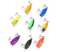 Esca da pesca alla cicala esca in plastica morbida 8 colori 5 cm 6 g Azione di nuoto realistica per gli appassionati di pesca in acqua dolce d'acqua salata