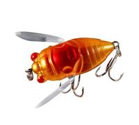 Esca da pesca cicale,esche per la pesca cicale | Simulazione Pesca Cigale Esca Pesca Pesca Esche Dure,Piccole esche artificiali da pesca, esche per lago e stagno d'acqua dolce