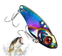 Esca da pesca - con amo e swimbait in metallo, esche da pesca sottili per casting - per aria aperta, acqua salata, lago, fiume, barca, spiaggia, riva, spigola, salmone