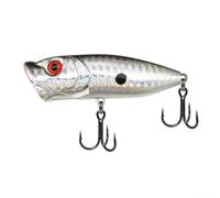 Esca da pesca con bottoni automatici da 7 cm, 12 g, con movimento realistico e occhi 3D, realizzata in metallo e plastica, ideale per laghi, oceani, stagni e ruscelli (A2# punto nero posteriore nero)