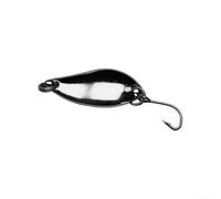 Esca da pesca con cucchiaio in metallo con ganci per trota coregone bianco e spigola ad alta riflettività esca spinner per fiume d'acqua dolce attrezzatura da pesca lago colore oro 3 cm (3,5 g B)