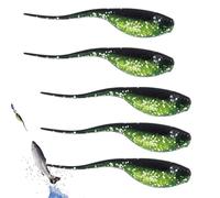 Esca da pesca delicata, esca compatta per pesce persico, pesci artificiali realistici, colori chiari per fiume e laghi, movimento di nuoto realistico per pesci predatori, esca da robusta per