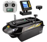 Esca da pesca GPS con telecomando e fishfinder, capacità di carico 8 kg, batteria 30 Ah, 4 contenitori per esche, portata 600 m, ritorno intelligente per gli appassionati di pesca